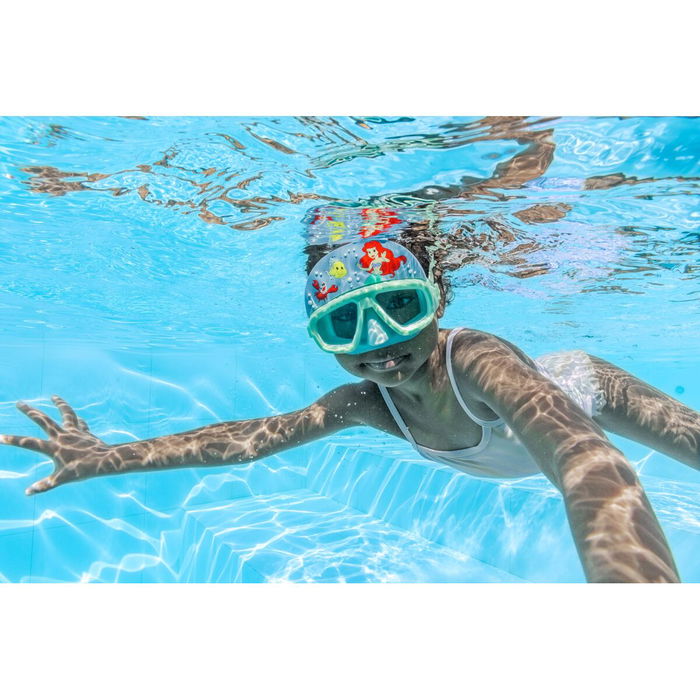 Bestway Lunettes de natation pour enfants Bande de silicone Princesses +3 ans Piscine et Plage 09115
