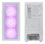 Coolbox GA300 Grid Line Boîtier PC Gaming Tour ATX avec 3 ventilateurs ARGB, cristal trempé, USB-C