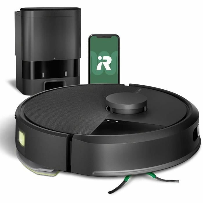 iRobot Roomba 105 Combo - Robot Aspirateur Laveur 2en1 - Noir