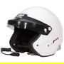 OMP J-Rally FIA 8859-2024 Casque de Compétition Blanc Taille L OMPSC0-0801-B01-020-L