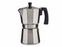 Kinvara Cafetière Aluminium 3 Tasses 150 ml avec Anse 15x15x9 cm pour Gaz, Vitrocéramique et Électrique (Set de 12)