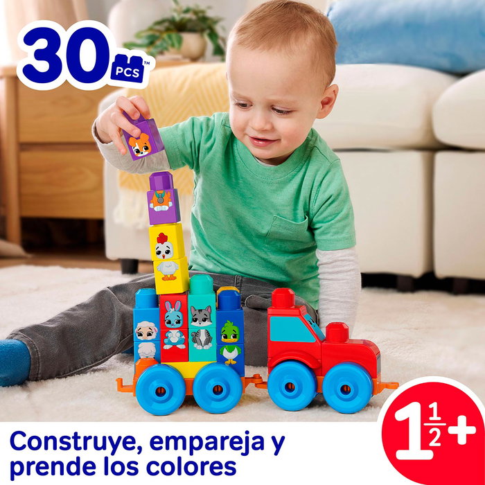 Mega Bloks Le tracteur des animaux