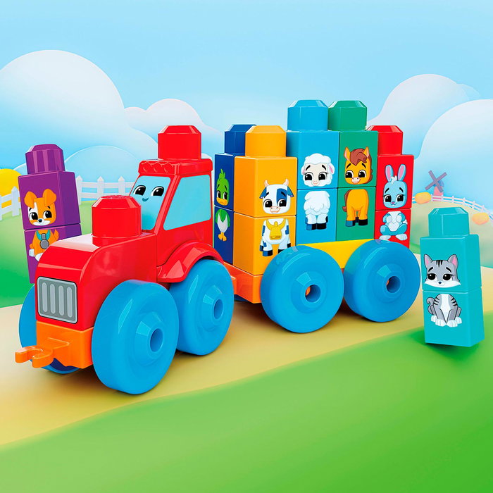 Mega Bloks Le tracteur des animaux