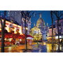 CLEMENTONI Puzzle 1500 pièces Paris Montmartre - Dimensions: 59,2 x 84,3 cm, Taille boîte: 37 x 28,1 x 5,5 cm