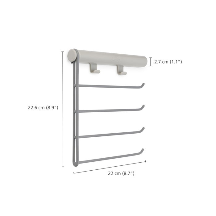 Joseph Joseph Orderly Rail pour ceintures, cravates et écharpes - Écru Joseph Joseph Orderly Rail pour ceintures, cravates et écharpes - Écru