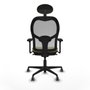 Piqueras y Crespo Chaise de Bureau Jorquera 3D036G1 Vert Olive