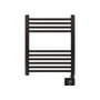 Edm Radiateur Sèche-serviette Électrique 400W Noir avec Temporisateur 24h - 50x70 cm