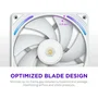 NZXT Ventilateur PC F280X Core Cadre Unique RF-U28PN-W1 - 280 mm - Blanc