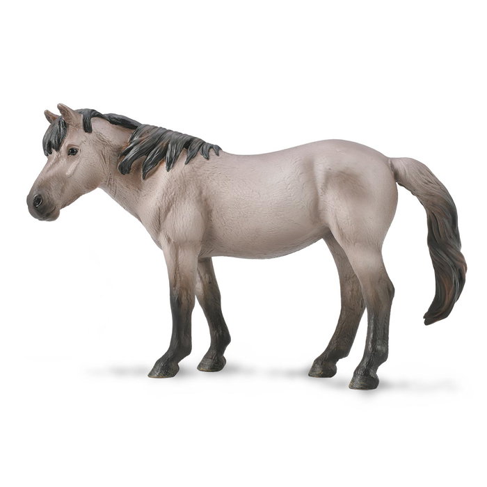 Collecta - Yegua Konik, figurine de cheval sauvage de Pologne couleur bleu-brun, taille XL - Réf. 88926 Collecta - Yegua Konik, figurine de cheval sauvage de Pologne couleur bleu-brun, taille XL - Réf. 88926