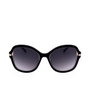 Guess GF0352 Lunettes de soleil femme monture métallique géométrique 54-17-140 mm