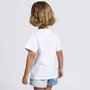 Frozen Camiseta Corta en Jersey pour Fille, Taille 6 Ans (6A) - Blanc