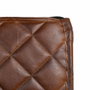 BigBuy Home Chaise de Salle à Manger Marron Noir Cuir Fer