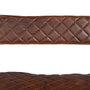 BigBuy Home Chaise de Salle à Manger Marron Noir Cuir Fer