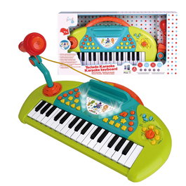 Tachan Piano Clavier LM7710 pour Enfants avec Karaoke et Fonction Enregistrement - 32 Touches, 8 Instruments, 8 Rythmes, 19 Mélodies - Jouet Musical dès 2 Ans