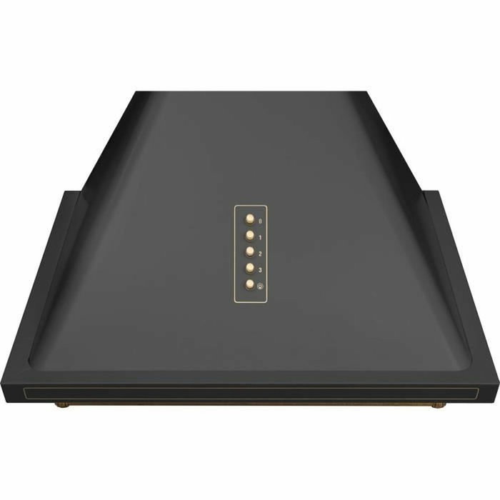 Amica OKC6212RA Hotte rétro décorative murale Noir
