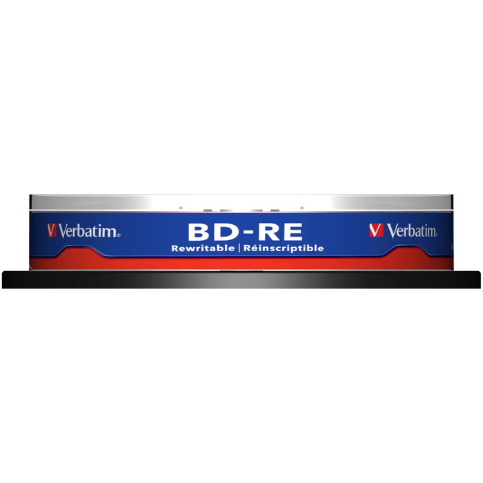 Verbatim Lot de 10 BD-RE Blu-Ray 25GB 2x Speed Verbatim Lot de 10 BD-RE Blu-Ray 25GB 2x Speed