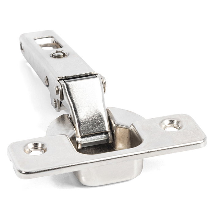 Salice S200 - Charnière à douille Ø35mm, angle 110°, finition nickel, avec ressort - Coude droit