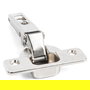 Salice S200 - Charnière à douille Ø35mm, angle 110°, finition nickel, avec ressort - Coude droit