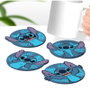 Paladone Lot de 4 dessous de verre Stitch Disney