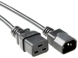 MicroConnect Cordon d'extension C19 - C14, 0,5 m