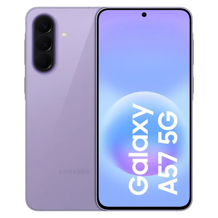 Samsung Galaxy A57 5G Smartphone AI 128 Go Double SIM Lavande Samsung Galaxy A57 5G Smartphone AI 128 Go Double SIM Lavande