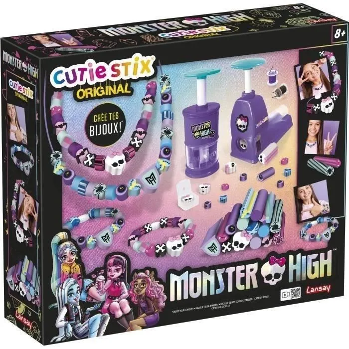 Lansay 33134 Cutie Stix Original - Jeu de création de bijoux Monster High pour enfants à partir de 8 ans Lansay 33134 Cutie Stix Original - Jeu de création de bijoux Monster High pour enfants à partir de 8 ans