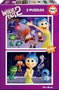 Educa Puzzle 2X100 Inside Out 2 - Puzzle Disney Pixar 200 Pièces - Âge Recommandé 6-8 Ans - Caja Multilingue (Espagnol, Français, Anglais, Portugais)