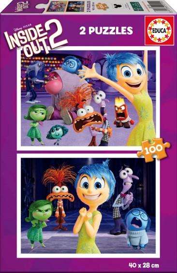 Educa Puzzle 2X100 Inside Out 2 - Puzzle Disney Pixar 200 Pièces - Âge Recommandé 6-8 Ans - Caja Multilingue (Espagnol, Français, Anglais, Portugais) Educa Puzzle 2X100 Inside Out 2 - Puzzle Disney Pixar 200 Pièces - Âge Recommandé 6-8 Ans - Caja Multilingue (Espagnol, Français, Anglais, Portugais)