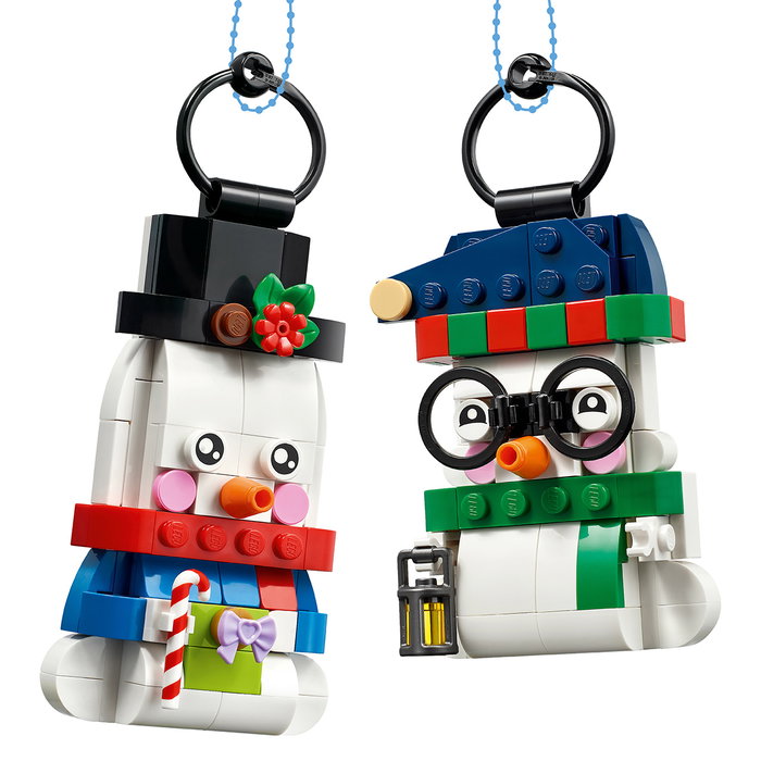LEGO Adornos de Muñecos de Nieve