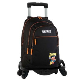 Toybags Sac à dos Fortnite Durrr Double Compartiment + Voiture Noire T963