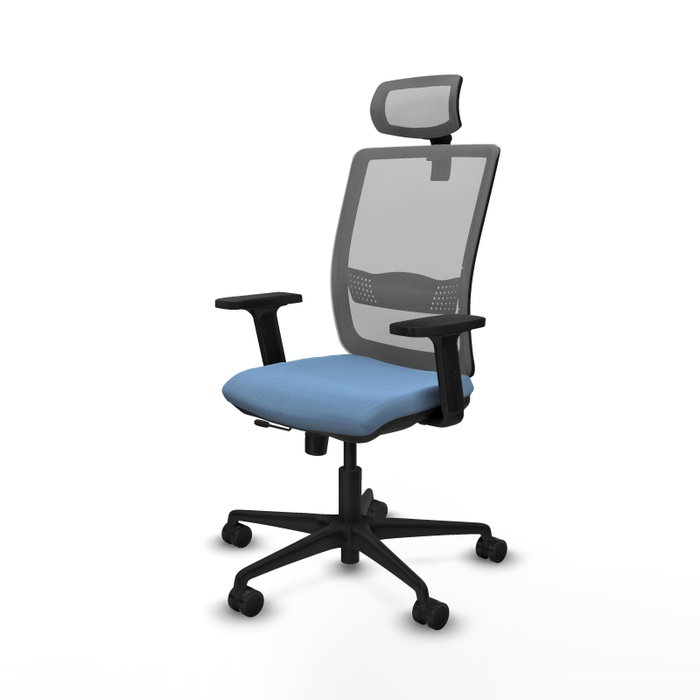 Piqueras Y Crespo Haches Chaise de bureau Bleu ciel et Gris Piqueras Y Crespo Haches Chaise de bureau Bleu ciel et Gris