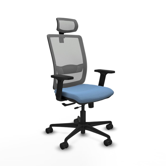 Piqueras Y Crespo Haches Chaise de bureau Bleu ciel et Gris Piqueras Y Crespo Haches Chaise de bureau Bleu ciel et Gris