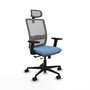 Piqueras Y Crespo Haches Chaise de bureau Bleu ciel et Gris