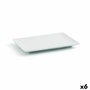 Quid Gastro Fun Tapa Porcelaine Blanche Brillant 20x13x2 cm (6 Unités)