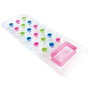 Intex Tapis de jeu gonflable 18 vasos transparents 188x71 cm en PVC - Modèles assortis - À partir de 6 mois