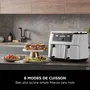 Ninja Friteuse sans huile Foodi Max Dual Zone AF400EUWH - 9,5L - 6 programmes - 2470W - Blanc