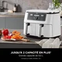 Ninja Friteuse sans huile Foodi Max Dual Zone AF400EUWH - 9,5L - 6 programmes - 2470W - Blanc
