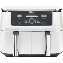 Ninja Friteuse sans huile Foodi Max Dual Zone AF400EUWH - 9,5L - 6 programmes - 2470W - Blanc
