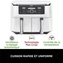 Ninja Friteuse sans huile Foodi Max Dual Zone AF400EUWH - 9,5L - 6 programmes - 2470W - Blanc
