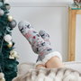 Sensly Chaussettes d'hiver doublées en sherpa