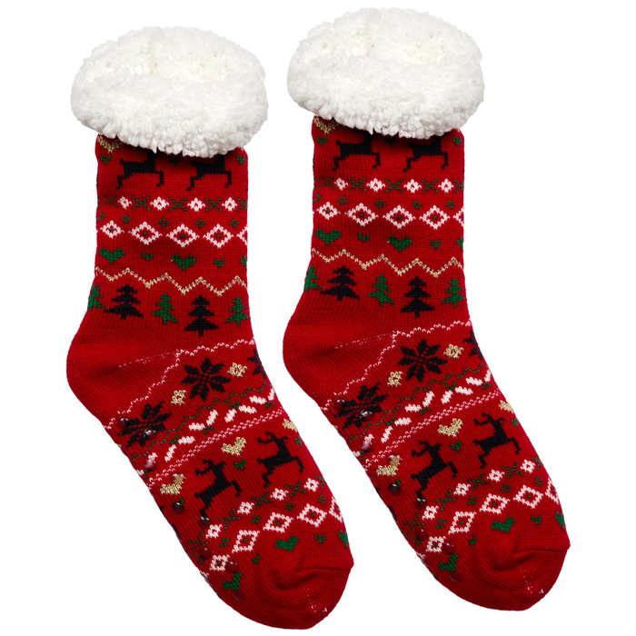 Sensly Chaussettes d'hiver doublées en sherpa Sensly Chaussettes d'hiver doublées en sherpa