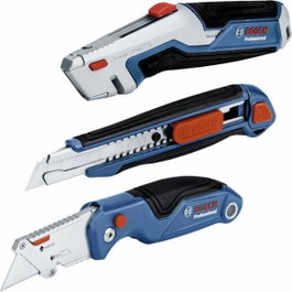 Bosch Professional Set de 3 cutters Bleu Aluminium