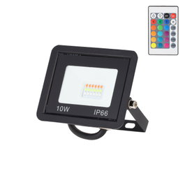 Proyector LED RGBW avec télécommande 10W