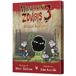 Asmodee Edge Entertainment Munchkin Zombis 3 : Refugios Repulsivos Extension Jeu de Cartes Espagnol