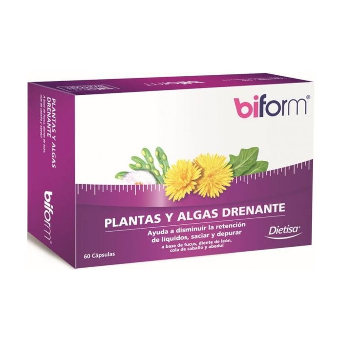 Biform Plantas y Algas Drenante 60 capsules Biform Plantas y Algas Drenante 60 capsules