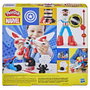 Play-Doh Marvel Captain America Moto tranchante avec figurine flexible