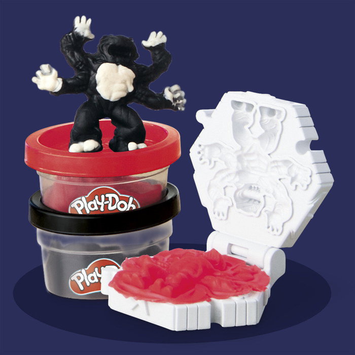 Play-Doh Marvel Captain America Moto tranchante avec figurine flexible