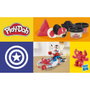 Play-Doh Marvel Captain America Moto tranchante avec figurine flexible