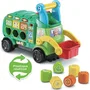 VTECH BABY Recyclo'Formes - Porteur Maxi Camion Poubelle Éducatif - Jouet pour Enfant 18 à 36 mois avec 4 Modes de Jeu, Musique et Rangement