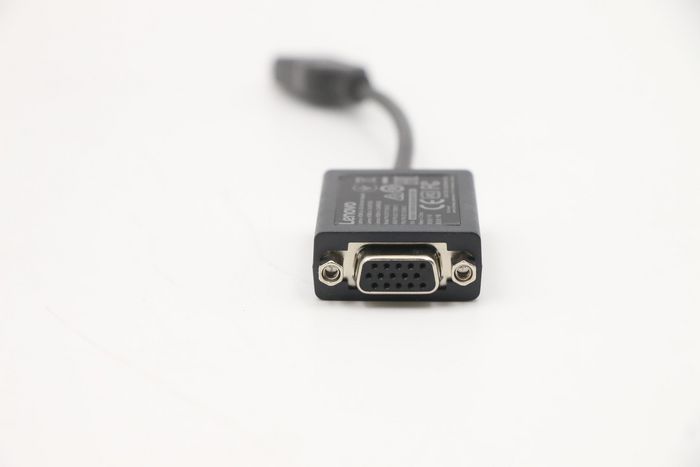 Lenovo Adaptateur HDMI vers VGA - Convertisseur de signal pour moniteur, résolution 1080p, connexion appareils HDMI à écrans VGA